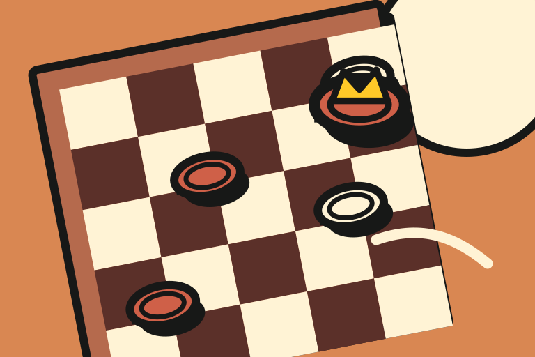 Checkers — play free on Questly Games